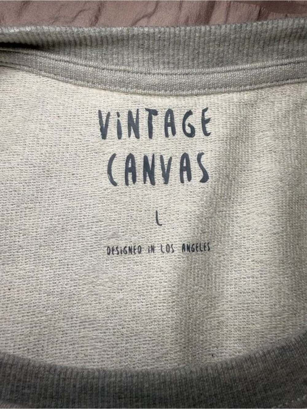 Vintage Canvas David Bowie Lightweight Crewneck Sweatshirt - Picture 4 of 6